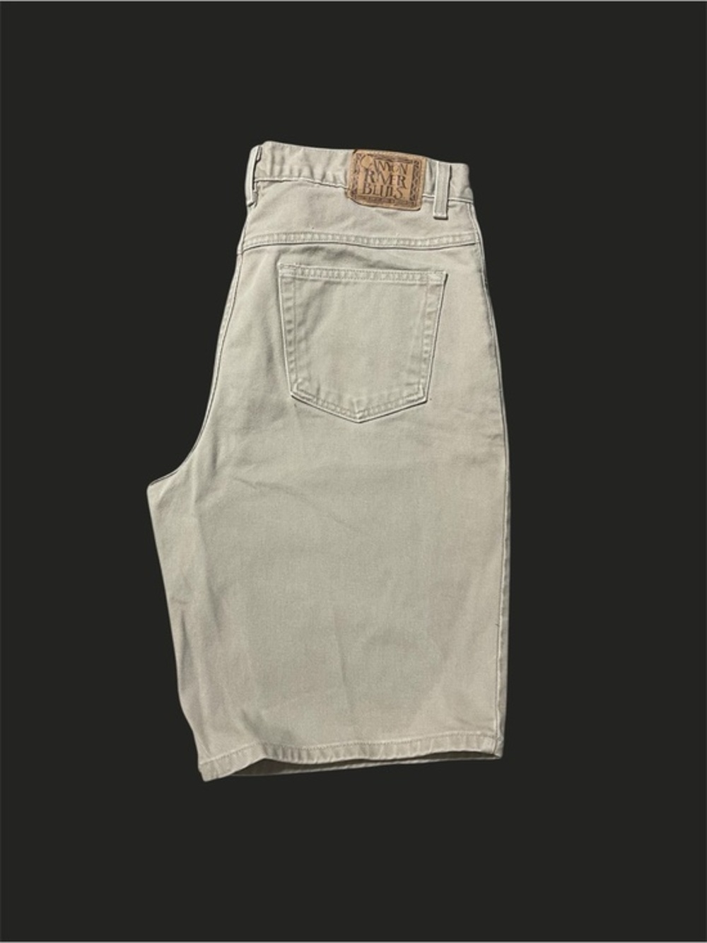 Vintage Canyon River Blues Khaki Jean Shorts